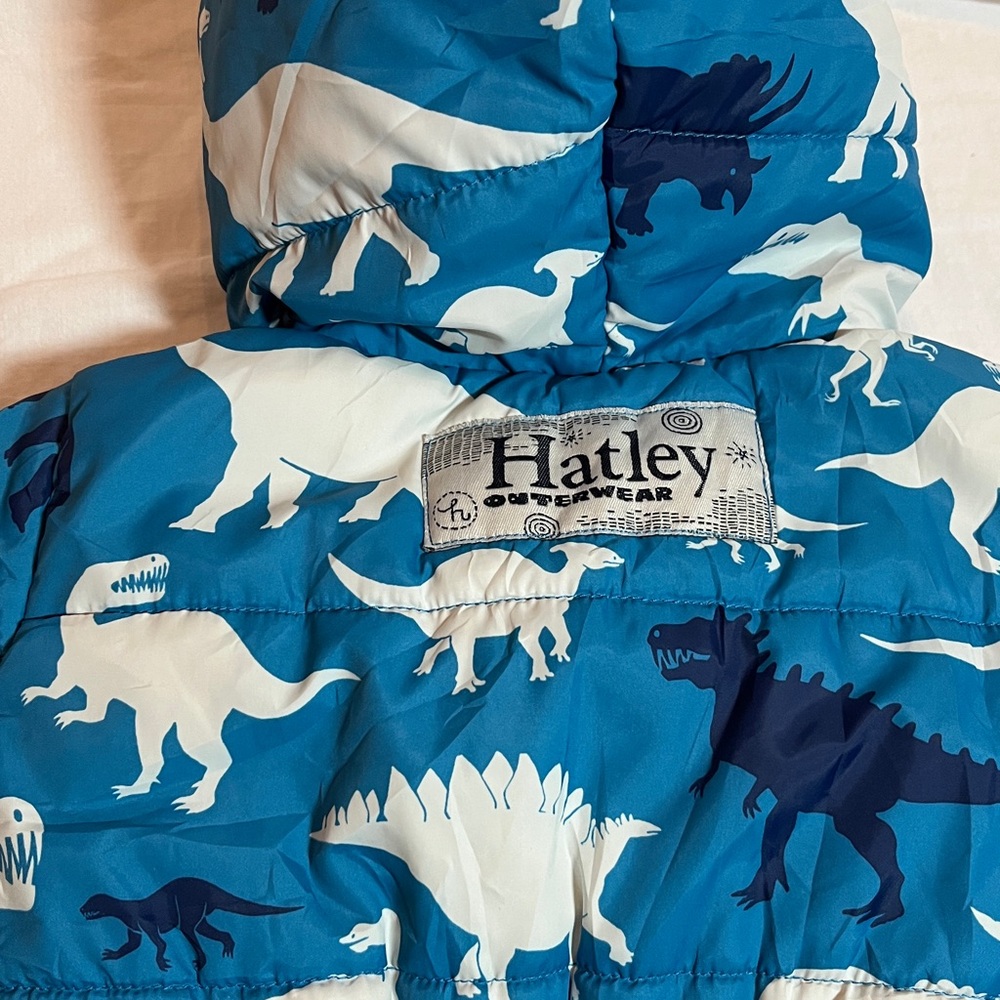 12-18M Hatley Navy Baby One piece Snowsuit with dinosaurs - Picture 6 of 6